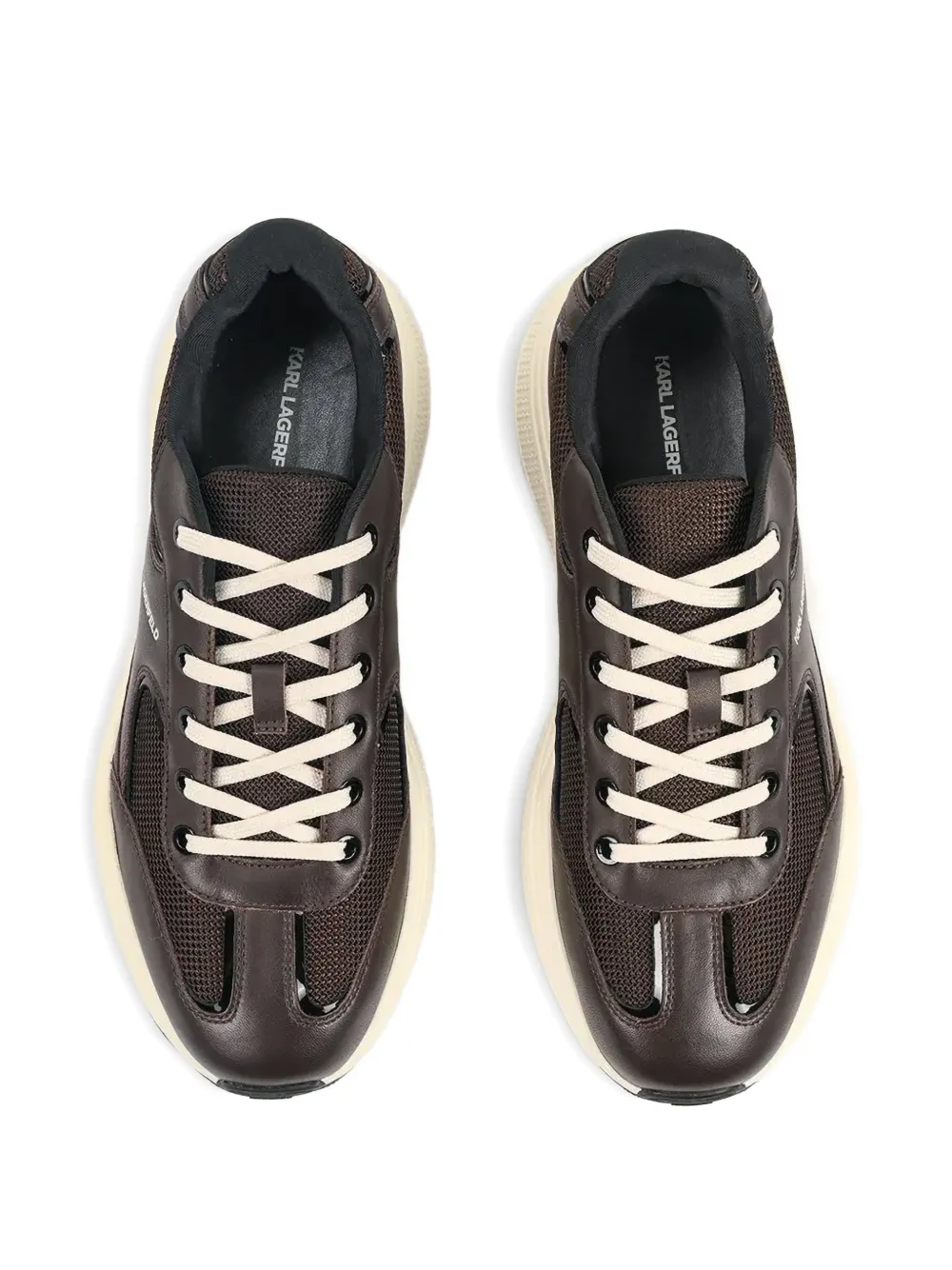 Karl Lagerfeld Sneakers met logo Bruin