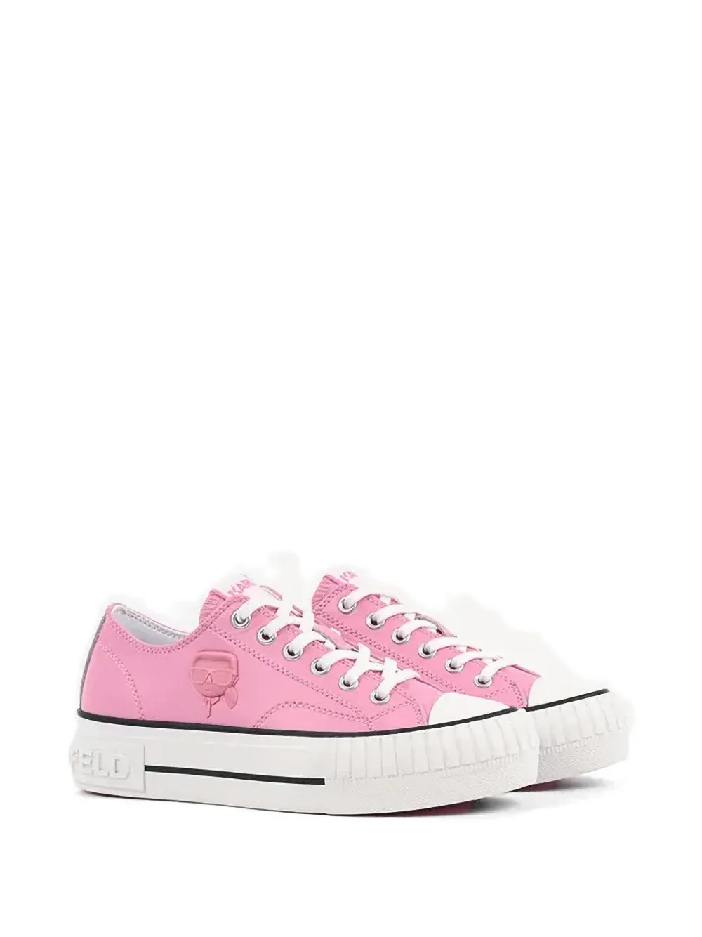 Karl Lagerfeld Sneakers met logo-applicatie Roze