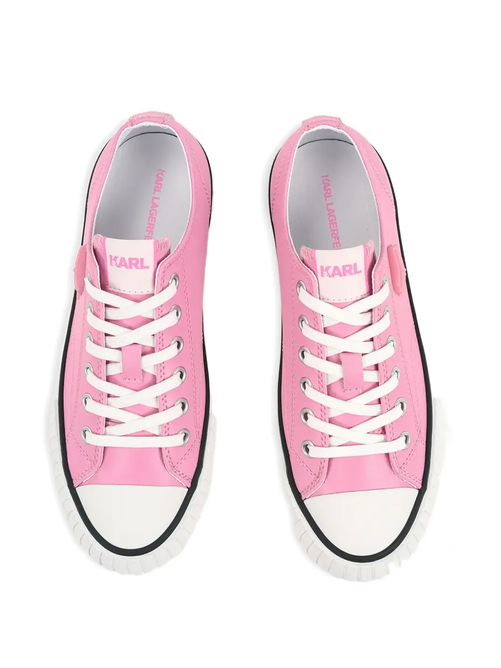 Karl Lagerfeld Sneakers met logo-applicatie Roze