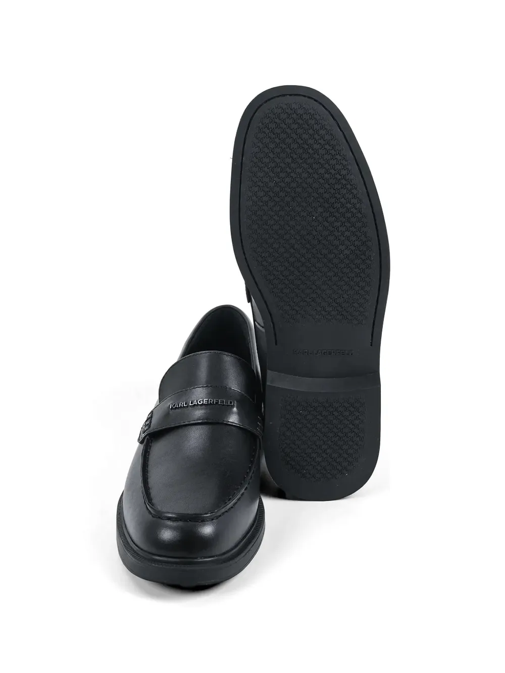 Karl Lagerfeld Loafers met bandje Zwart