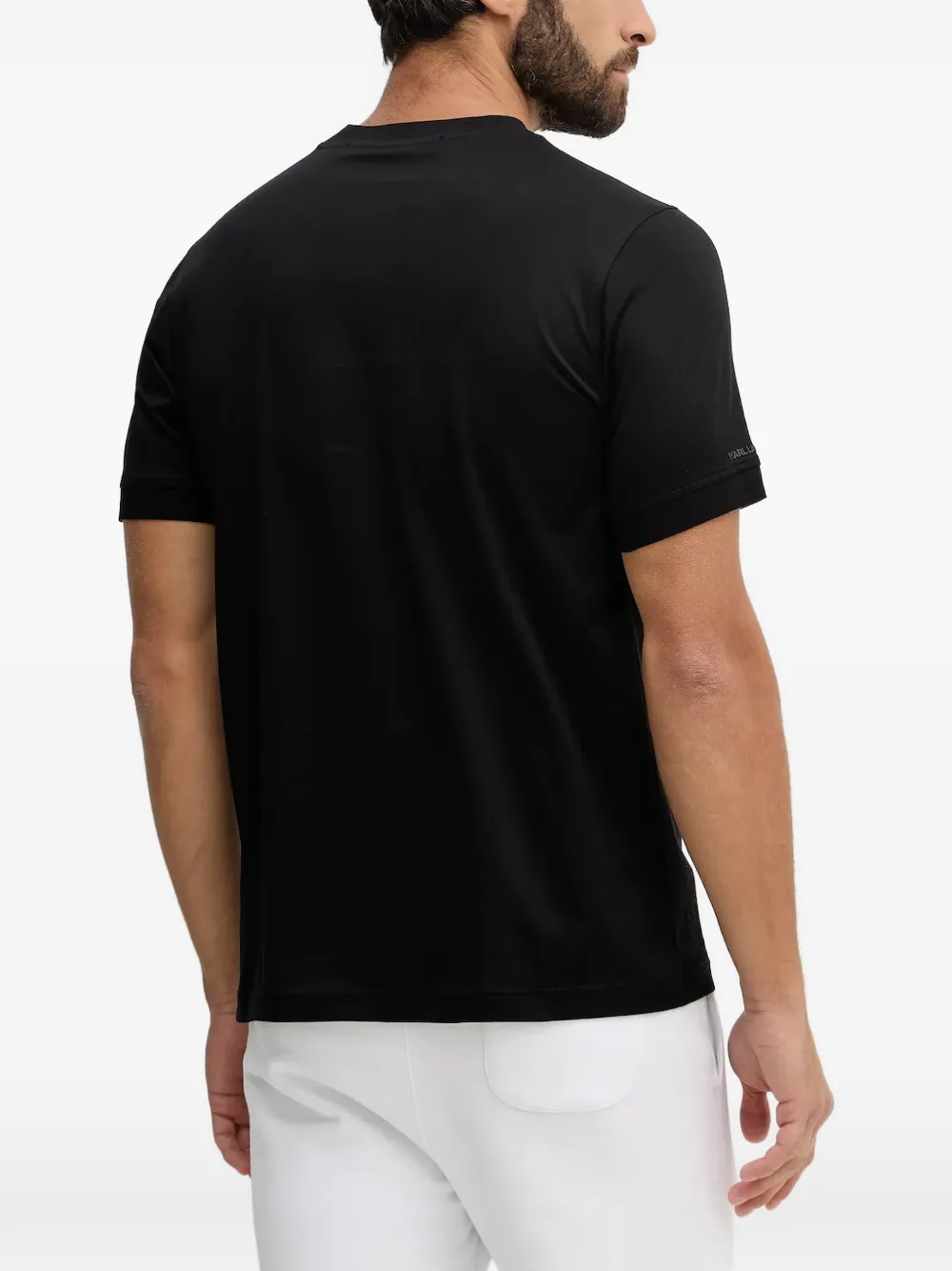 Karl Lagerfeld T-shirt met zak Zwart