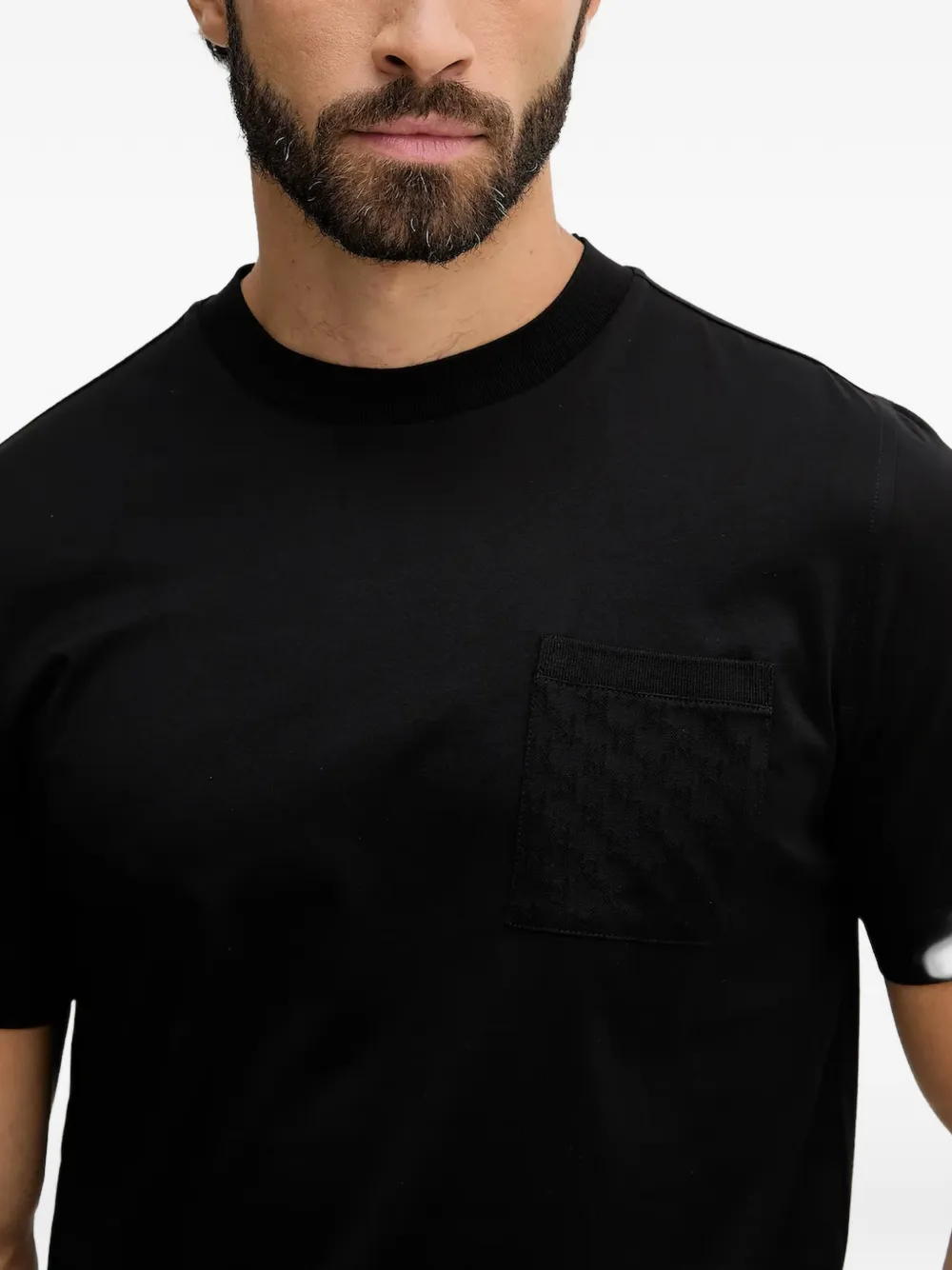 Karl Lagerfeld T-shirt met zak Zwart