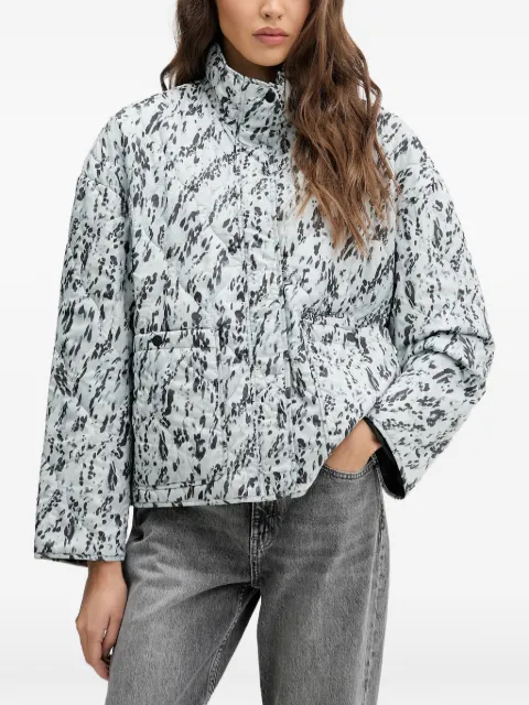 Karl Lagerfeld Jeans patterned quilted jacket
