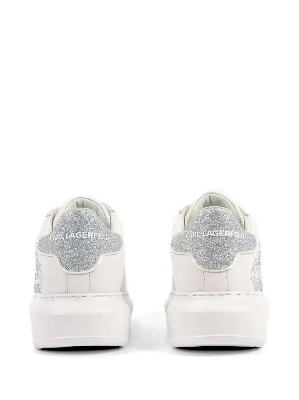 Karl Lagerfeld Sneakers met logo Wit
