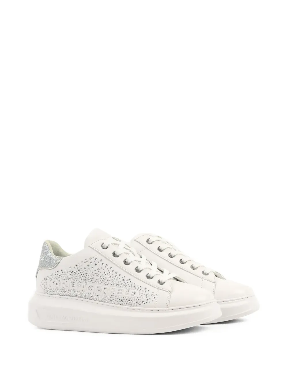 Karl Lagerfeld Sneakers met logo Wit