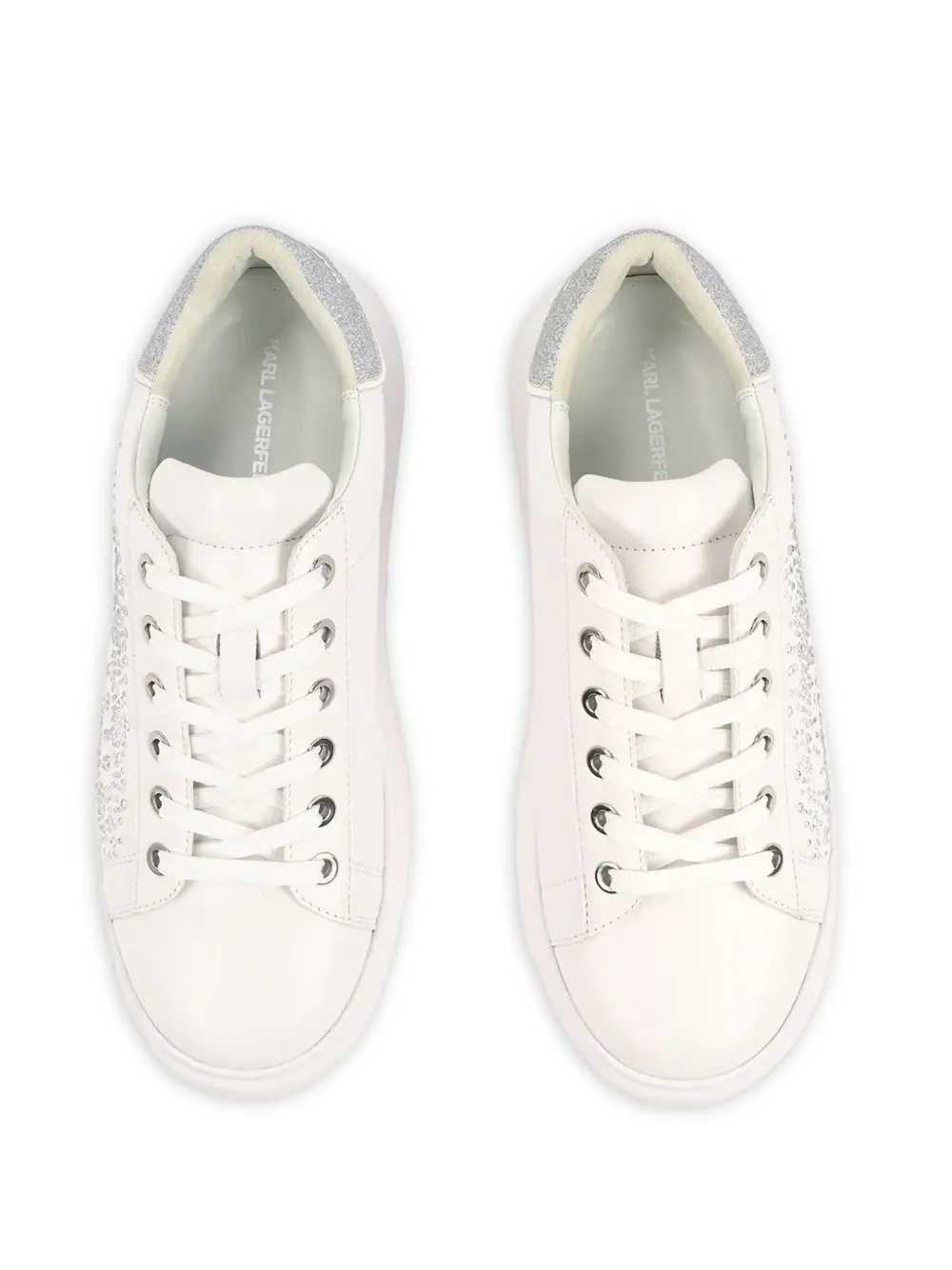 Karl Lagerfeld Sneakers met logo Wit