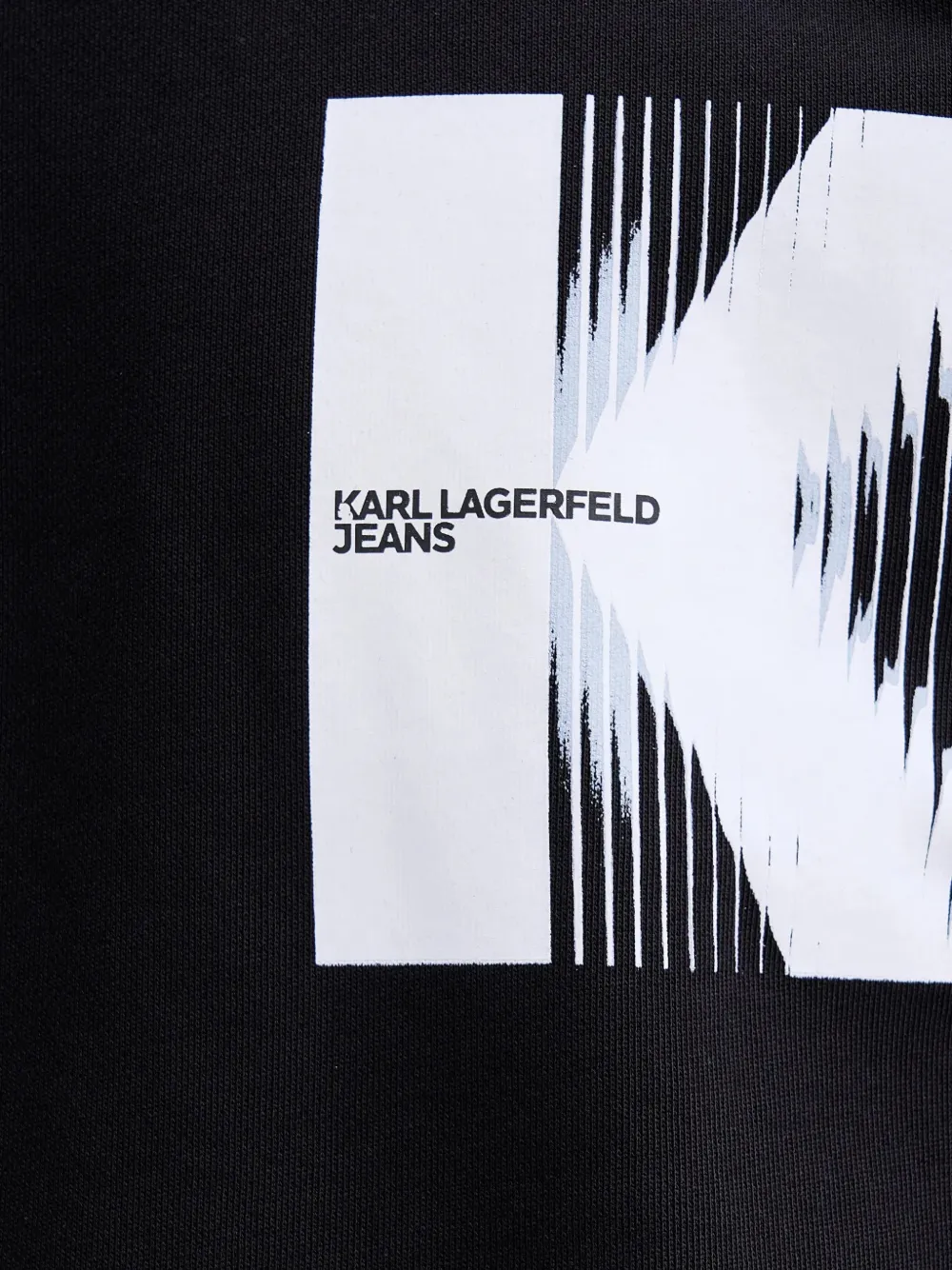 Karl Lagerfeld Jeans Hoodie met print Zwart