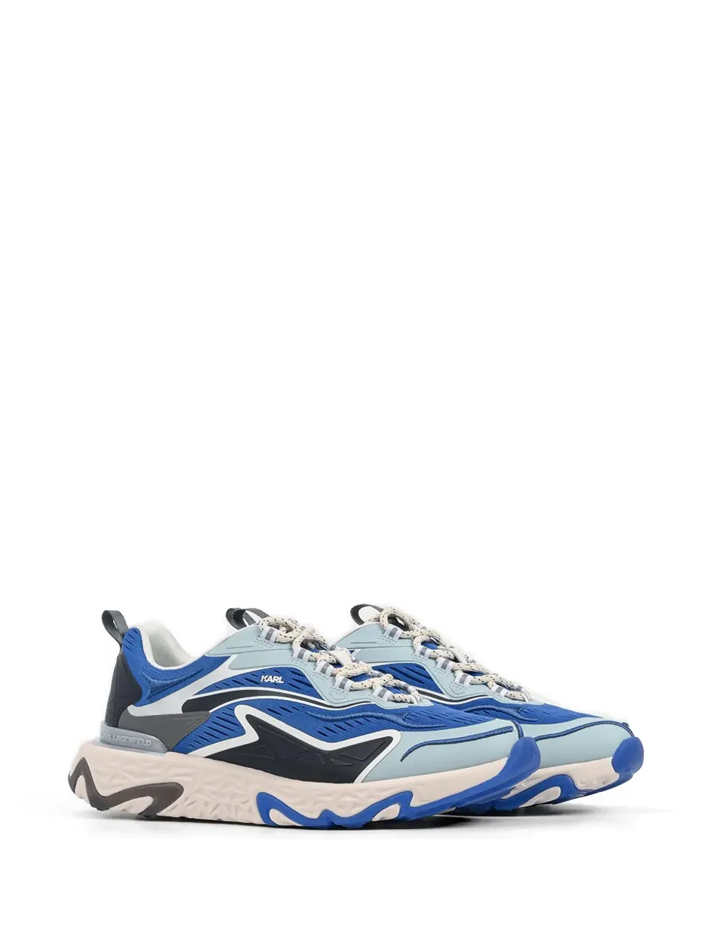 Karl Lagerfeld Blaze sneakers met chunky zool Blauw