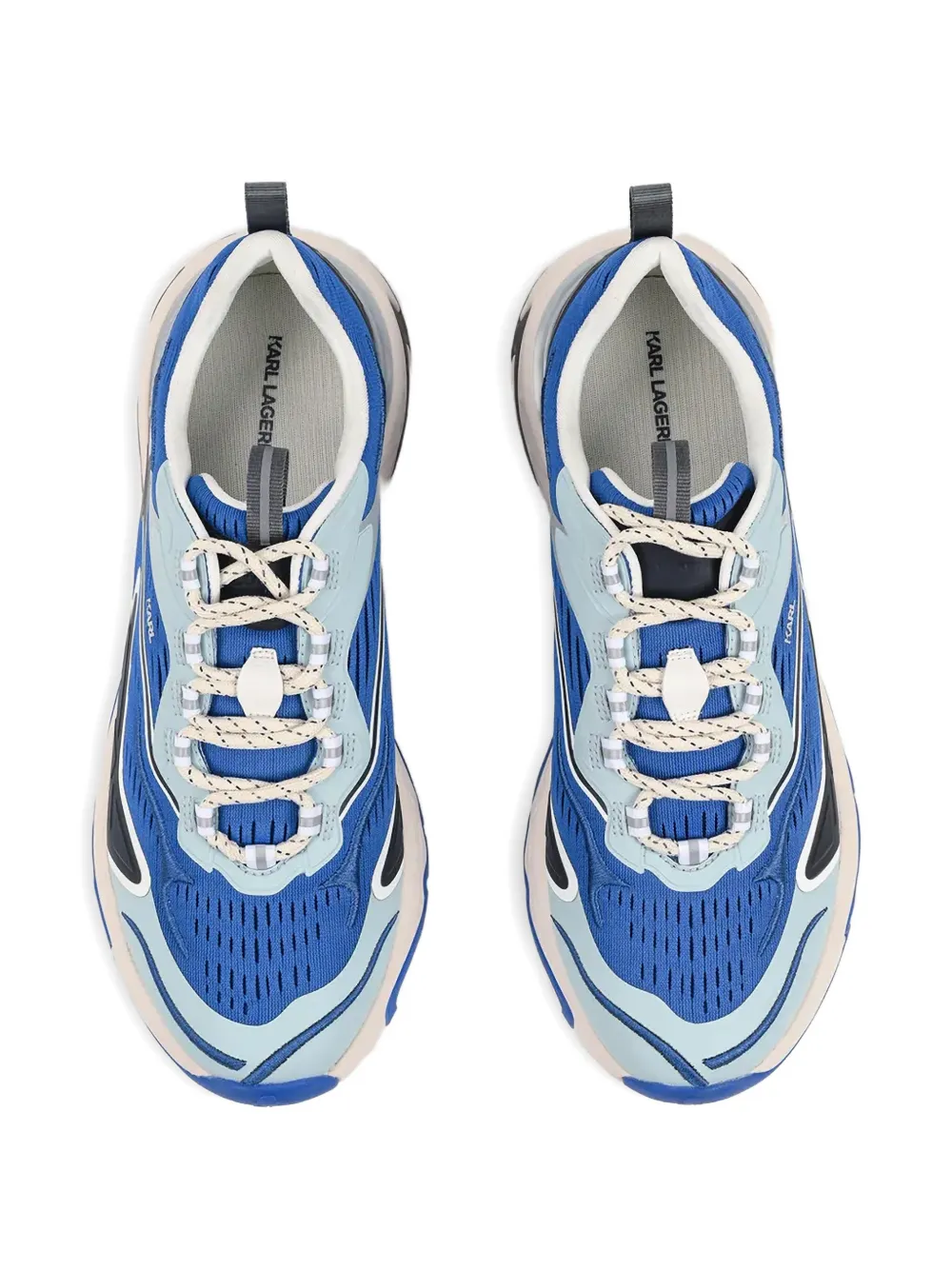 Karl Lagerfeld Blaze sneakers met chunky zool Blauw