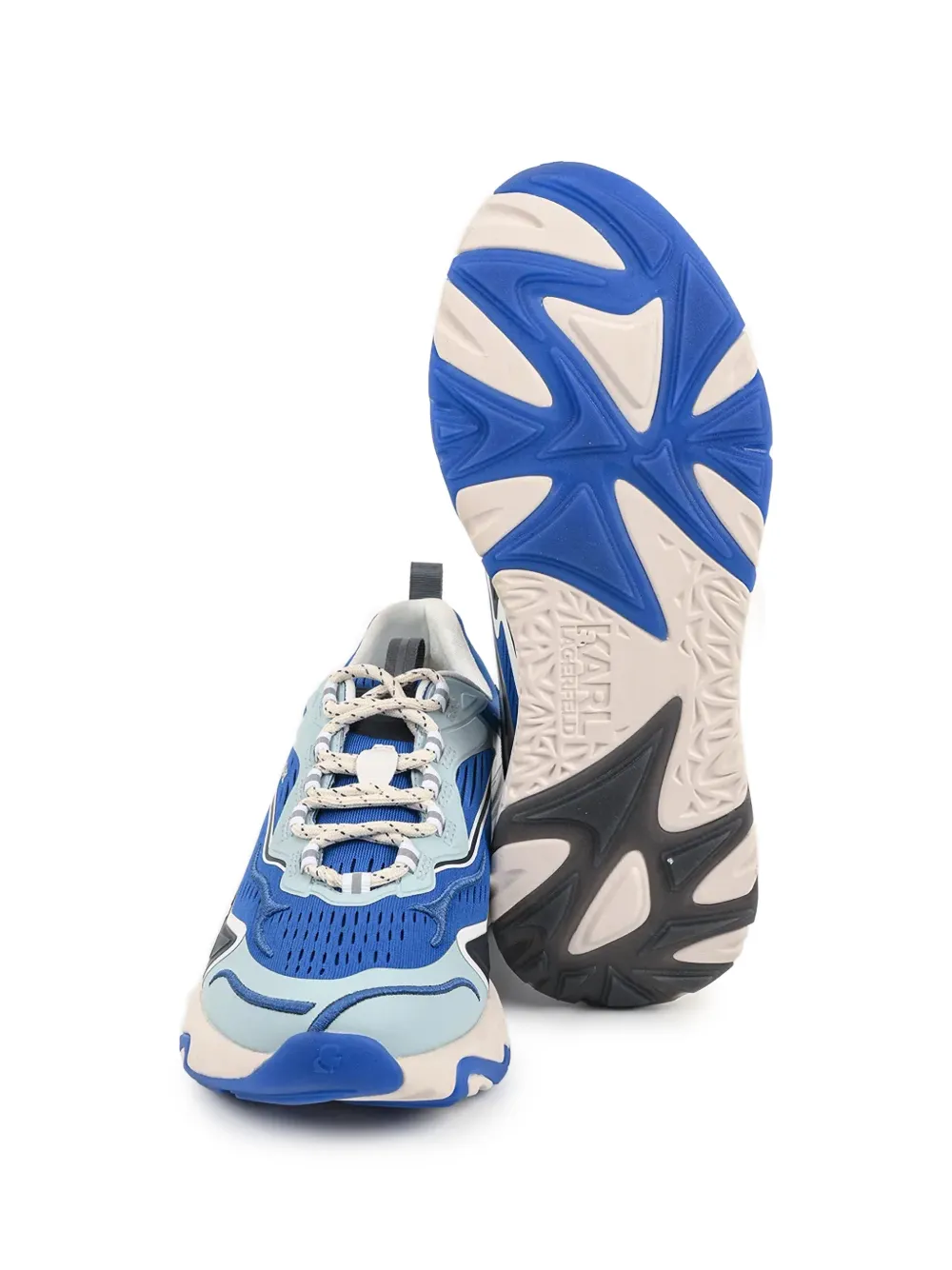 Karl Lagerfeld Blaze sneakers met chunky zool Blauw