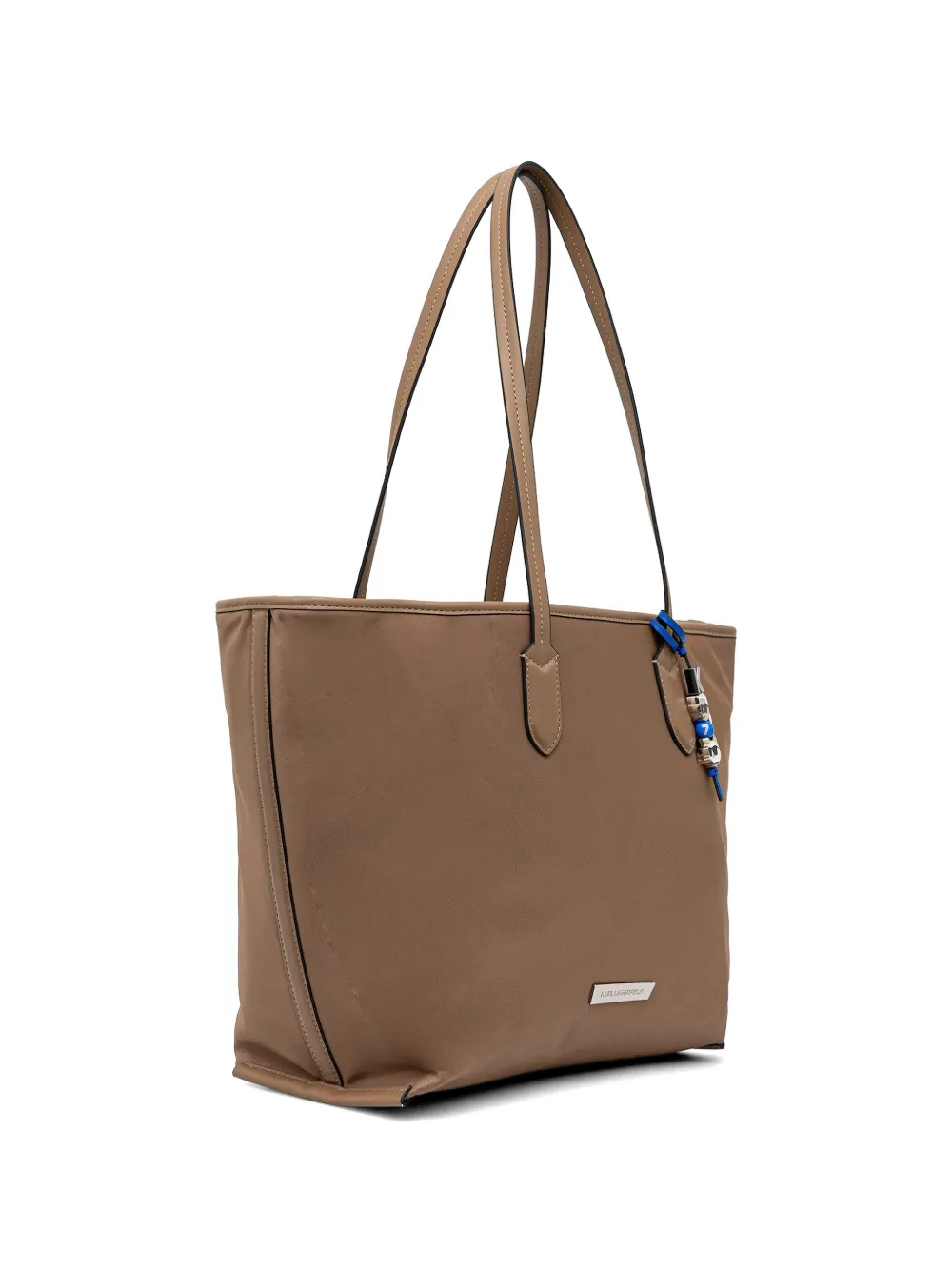 Karl Lagerfeld Shopper met bedel Beige
