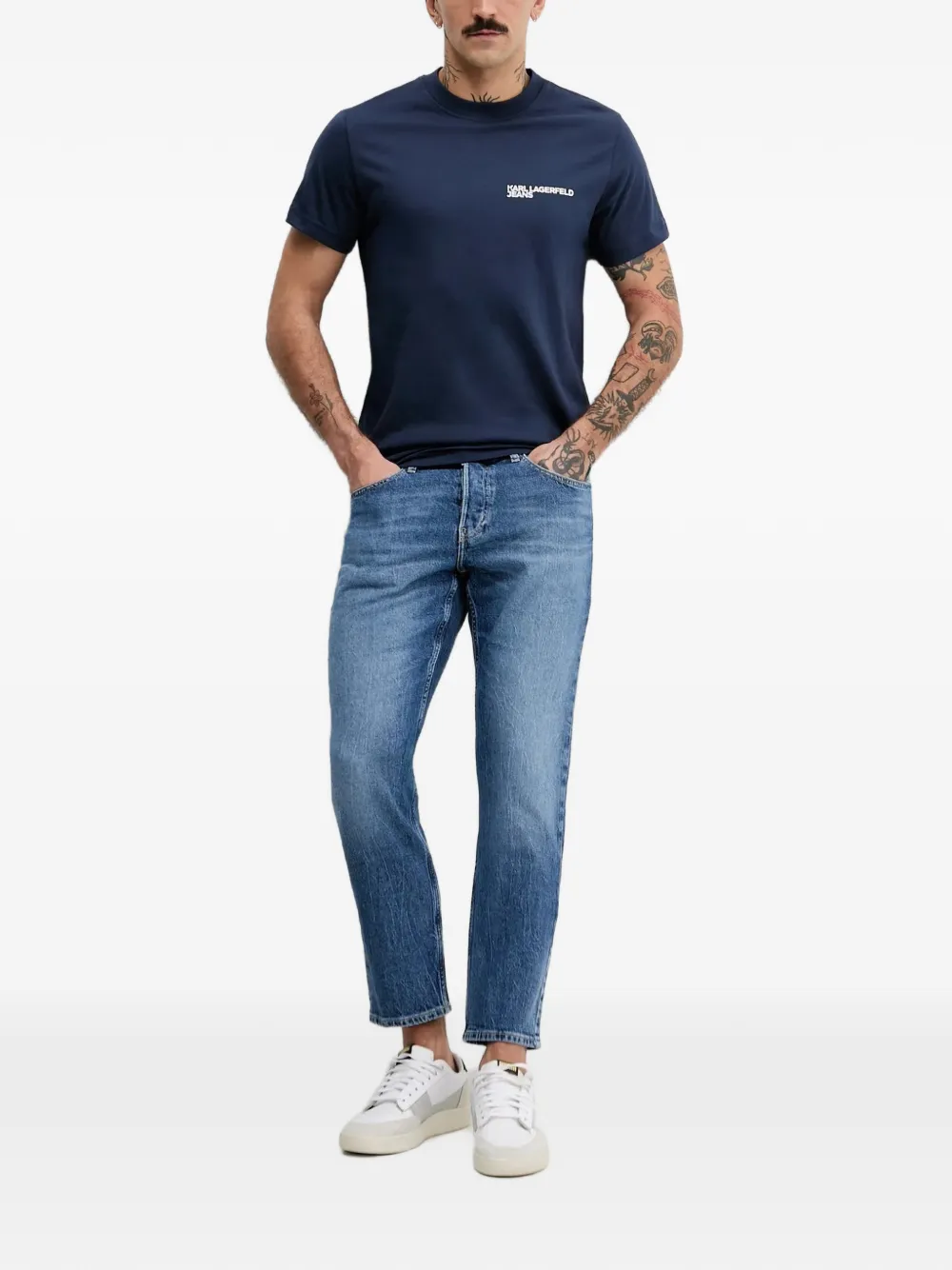  Karl Lagerfeld Jeans Buttoned Jeans - Blue 