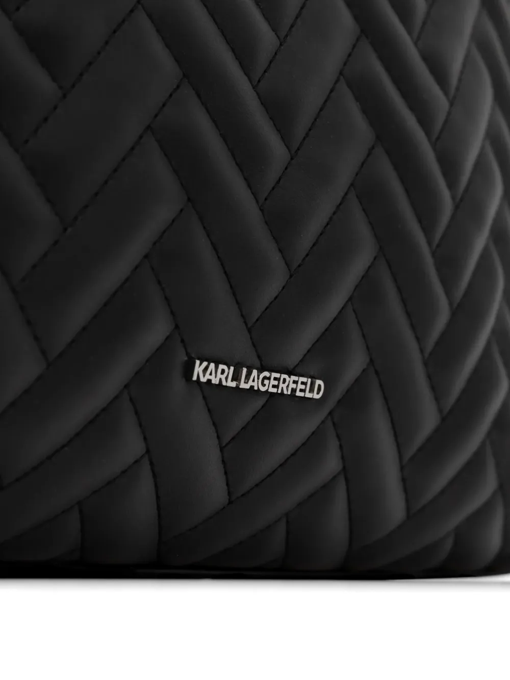 K/Brick quilted tote bag