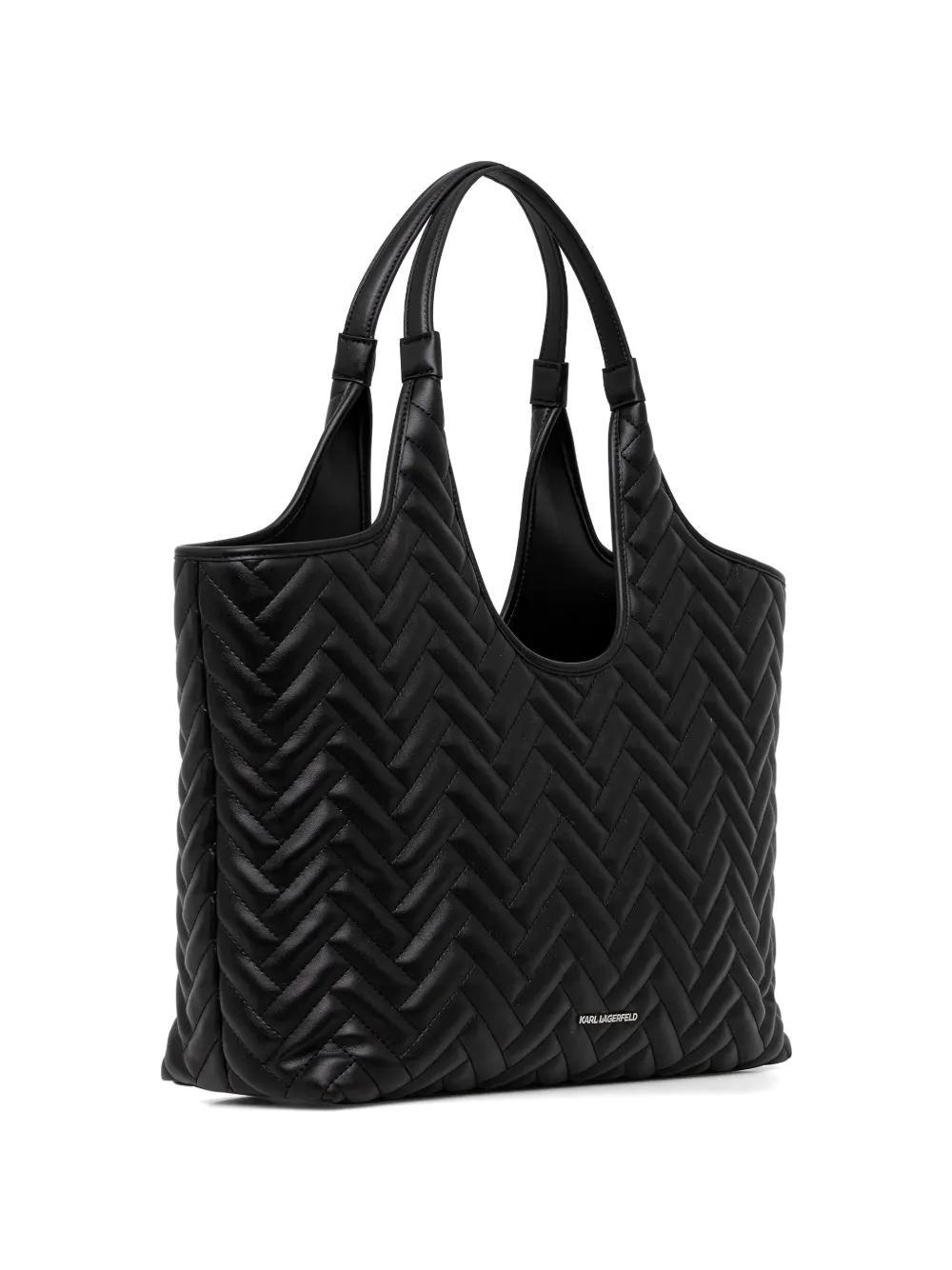 K/Brick quilted tote bag
