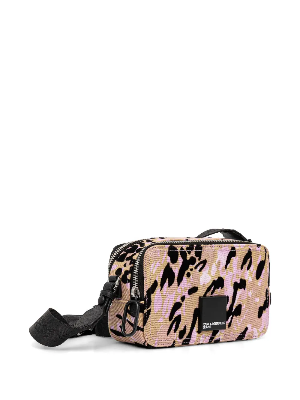  Karl Lagerfeld Jeans Leopard-print Cross Body Bag - Neutrals 