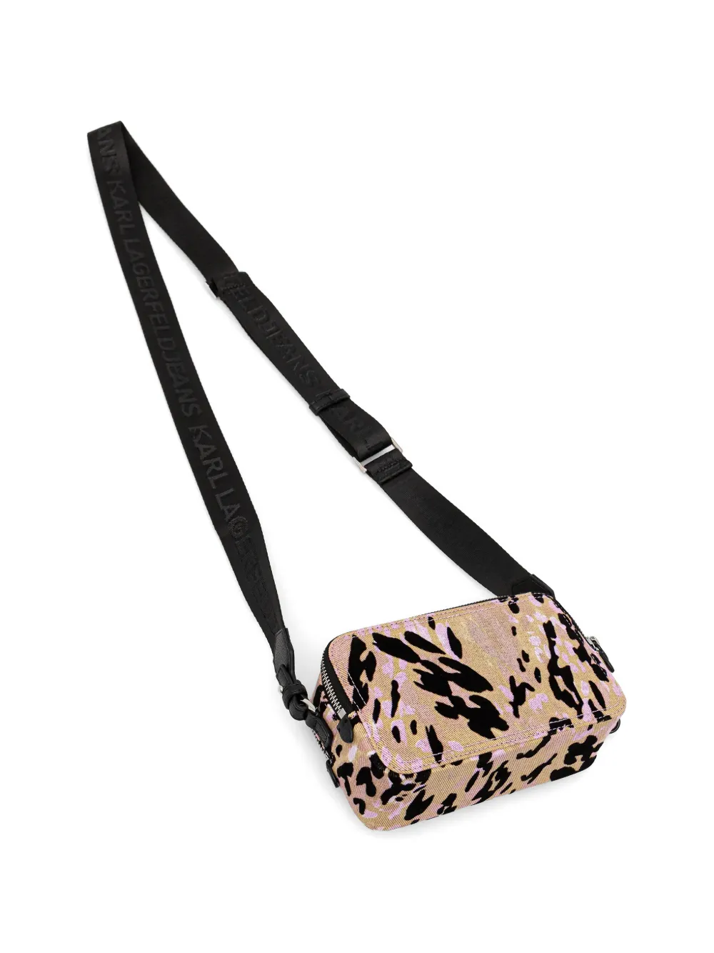  Karl Lagerfeld Jeans Leopard-print Cross Body Bag - Neutrals 