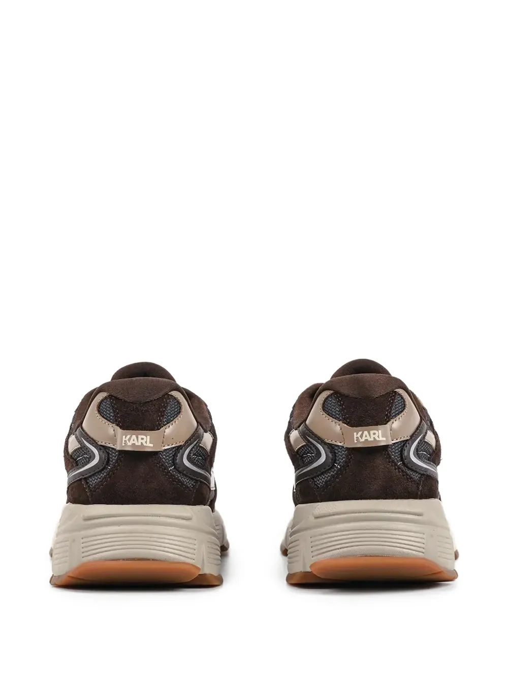 Karl Lagerfeld Sneakers met logo Bruin