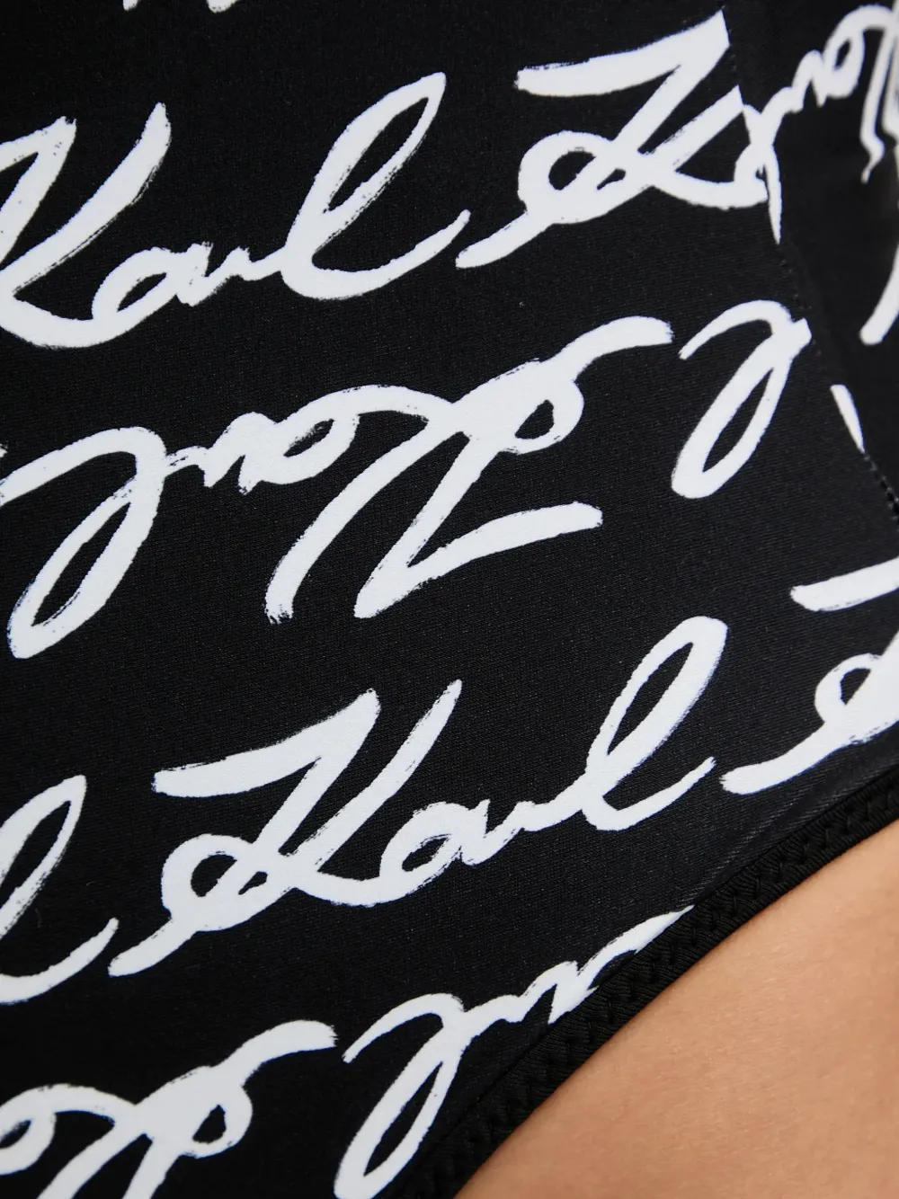 Karl Lagerfeld Badpak met print Zwart