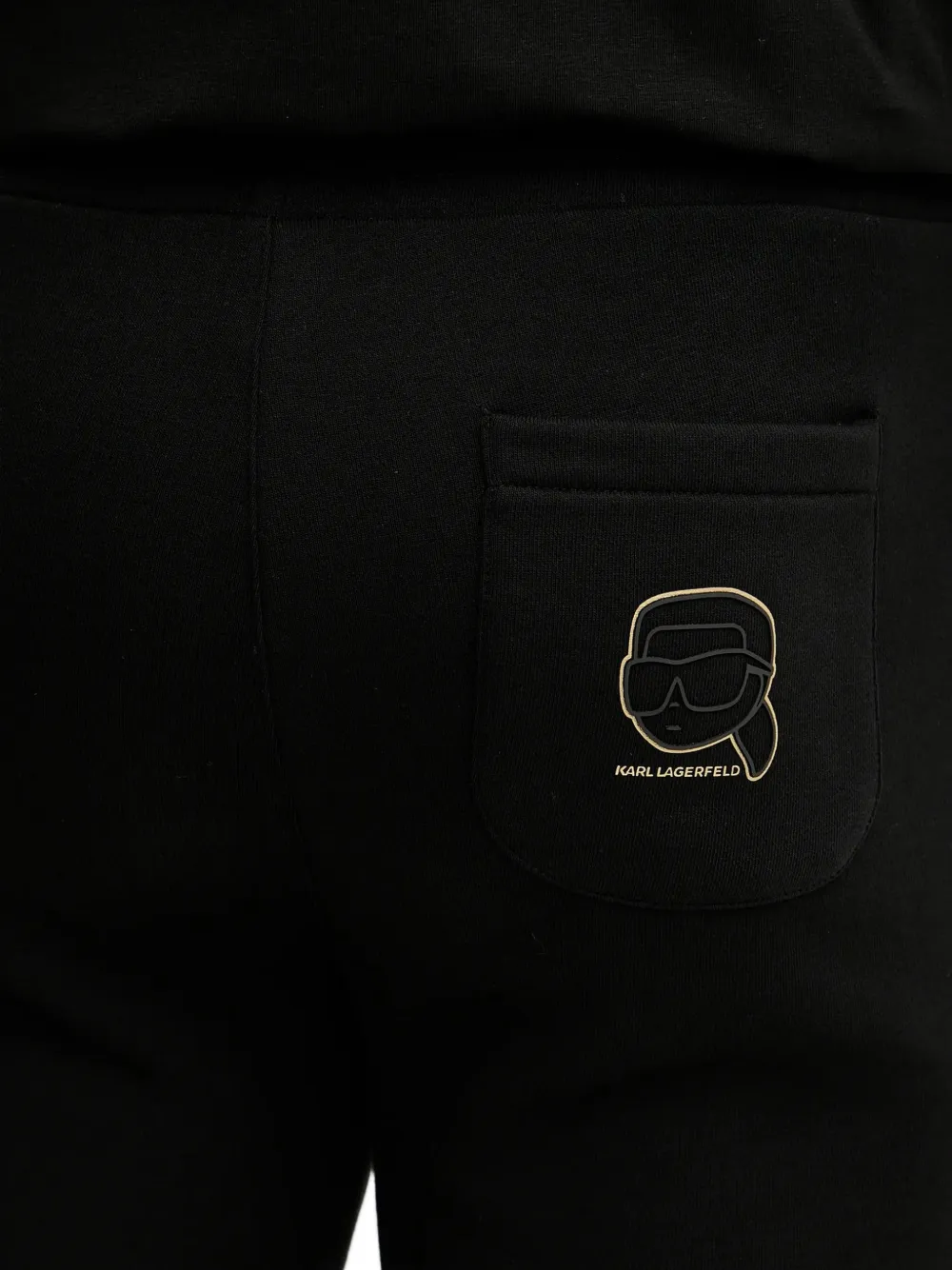 Karl Lagerfeld Trainingsbroek met trekkoord Zwart