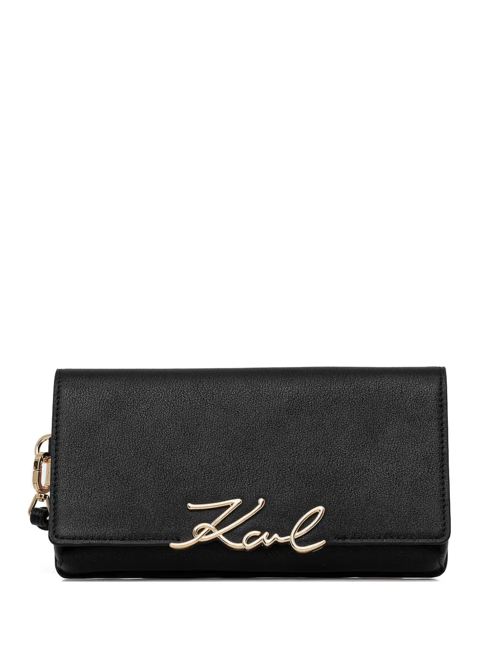 Karl Lagerfeld logo-charm purse - Nero