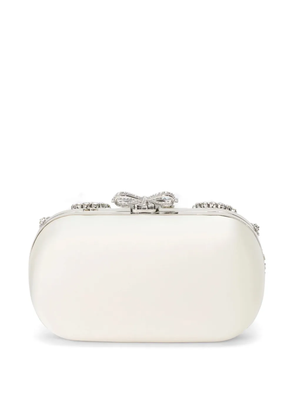  Self-portrait Embellished Clutch Bag - White 