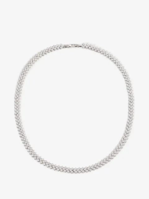 Self-Portrait embellishment necklace