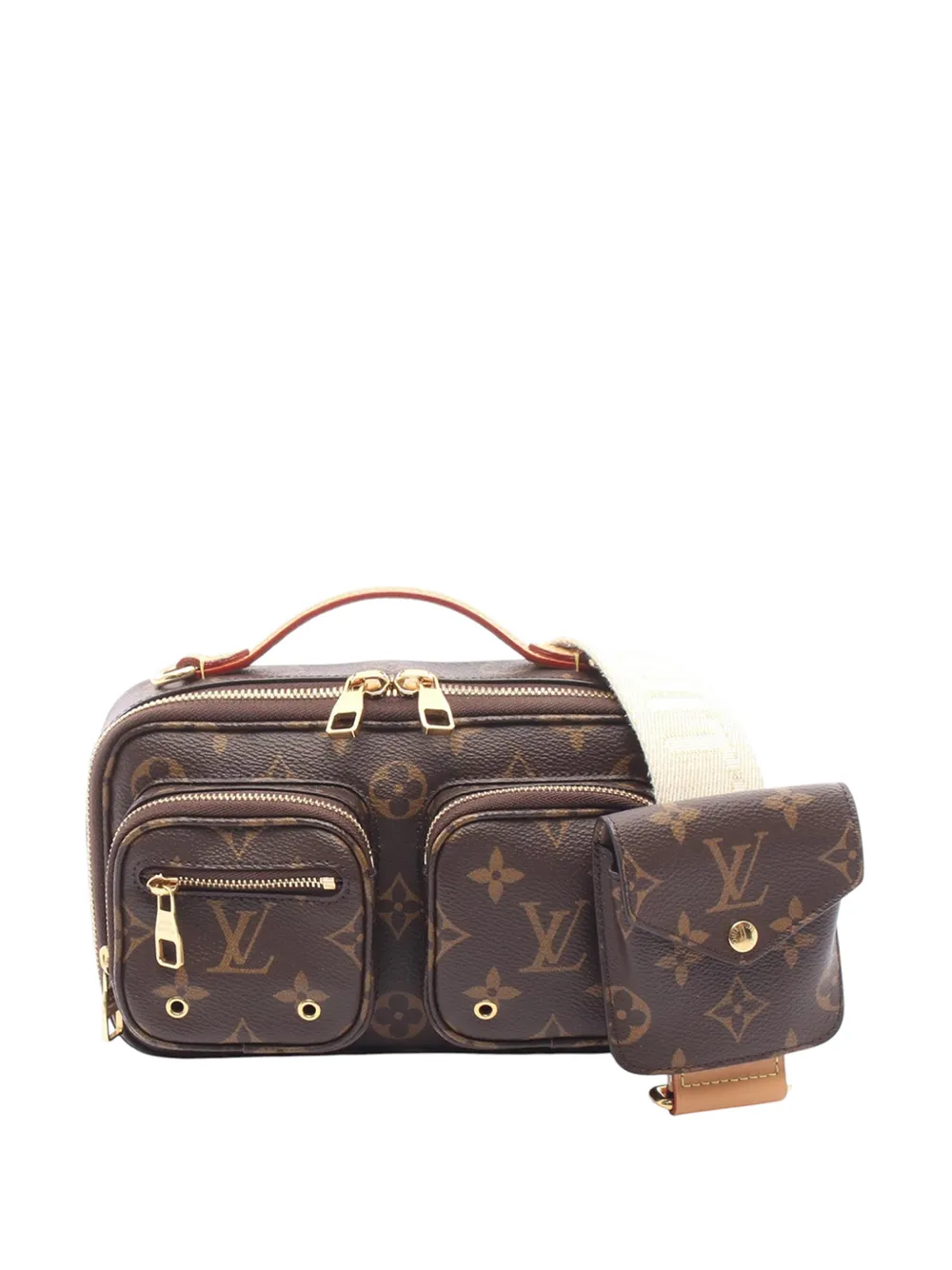 Louis Vuitton Pre-Owned 2021-2026 Monogram Utility satchel - Marrone