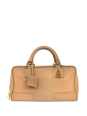 Loewe Pre-Owned アマソナ 28 アナグラム ハンドバッグ | ゴールド