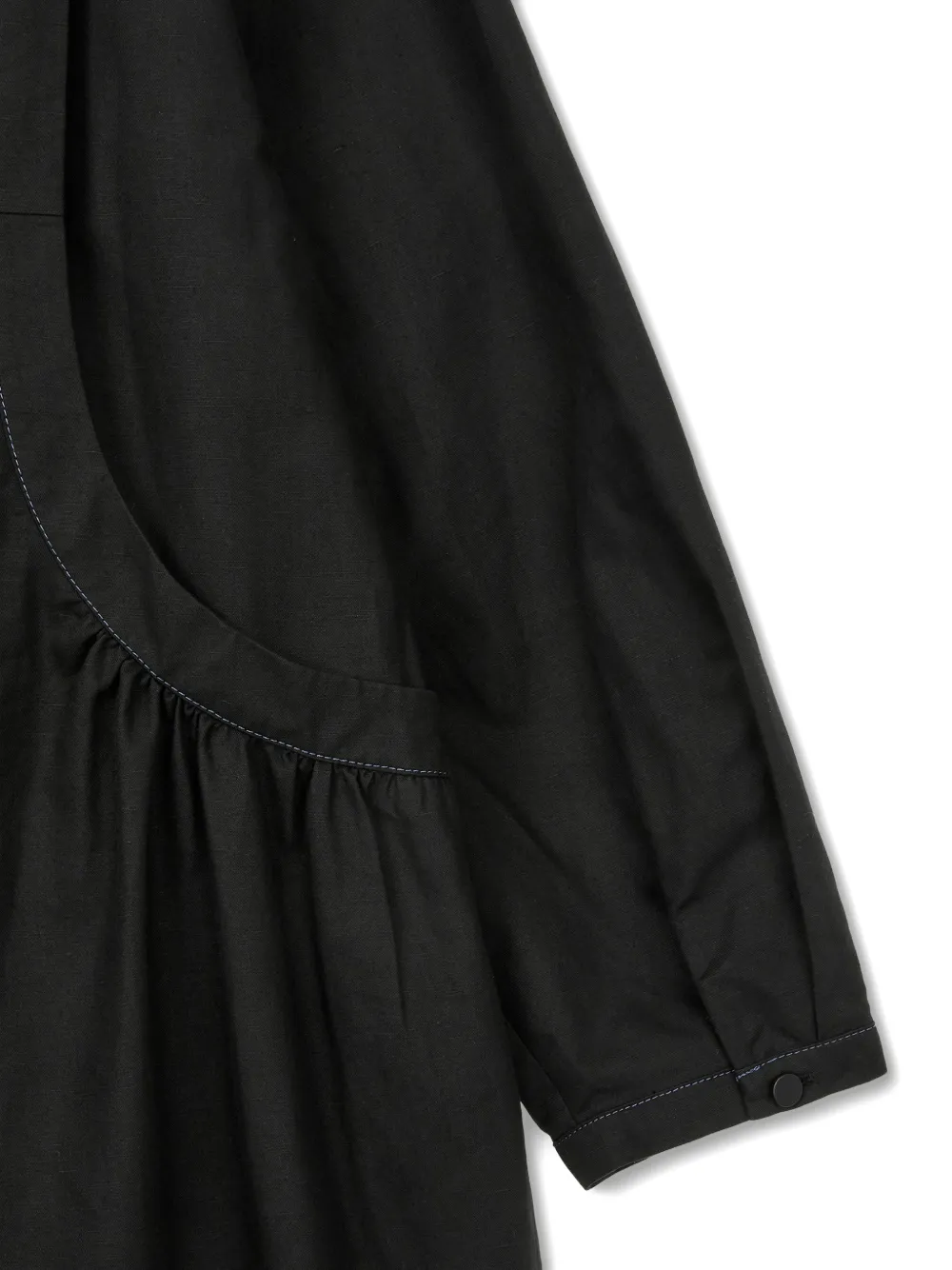 TOMBOY Ruimvallende jurk met strikdetail Zwart
