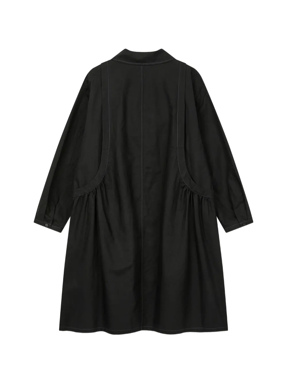 TOMBOY Ruimvallende jurk met strikdetail Zwart
