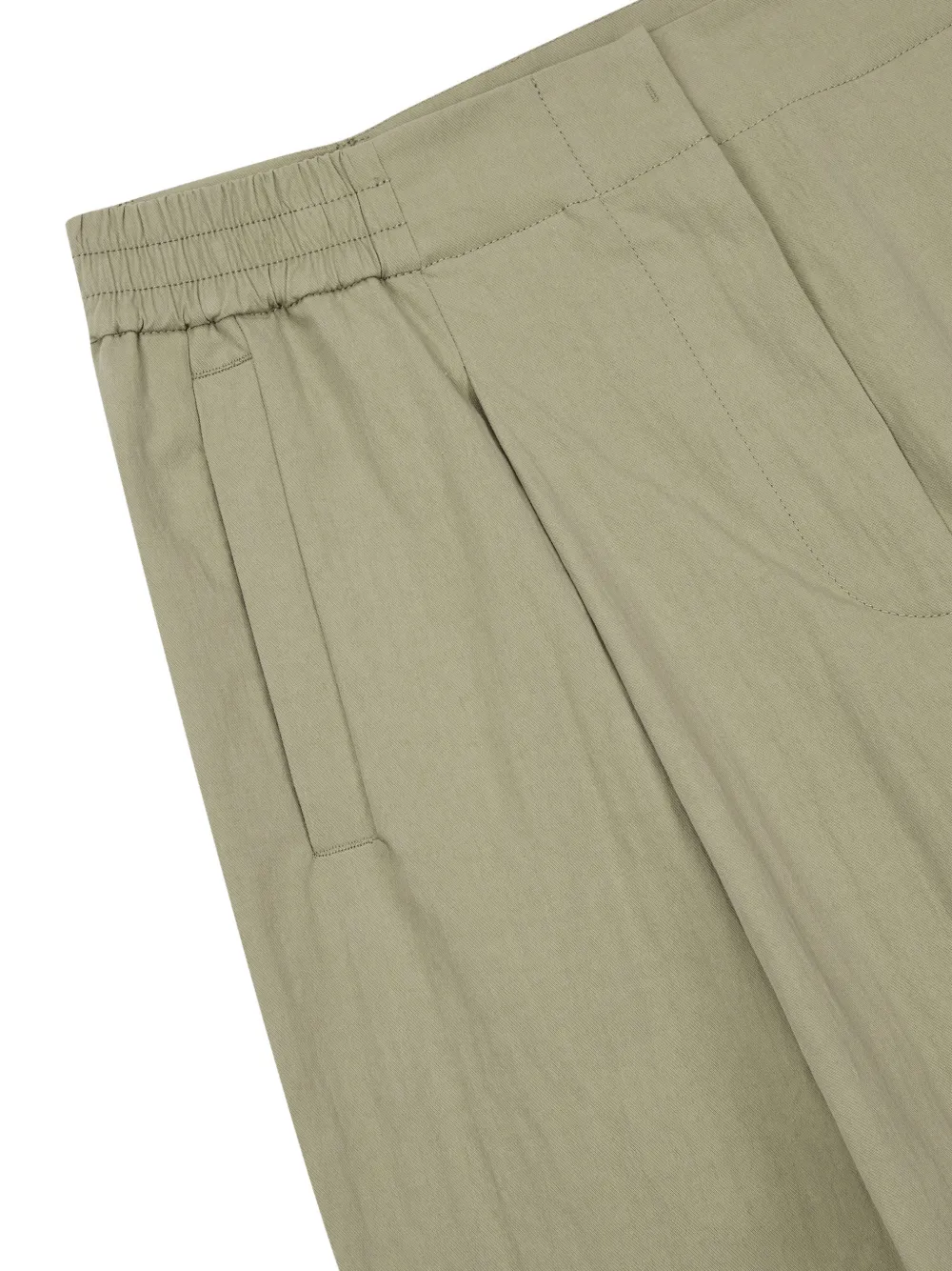 TOMBOY Gesmockte broek Groen