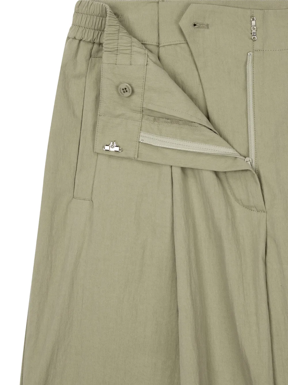 TOMBOY Gesmockte broek Groen