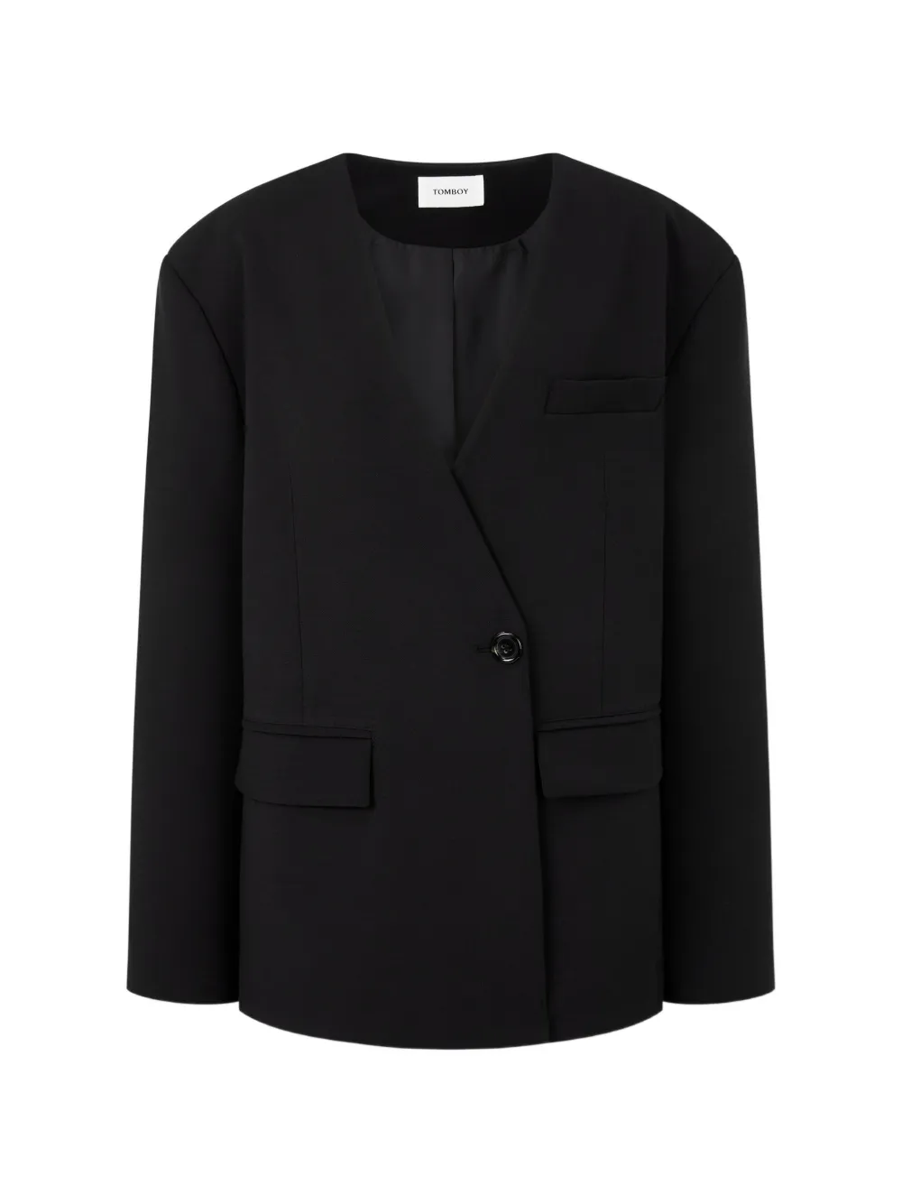 TOMBOY single-button blazer - Nero