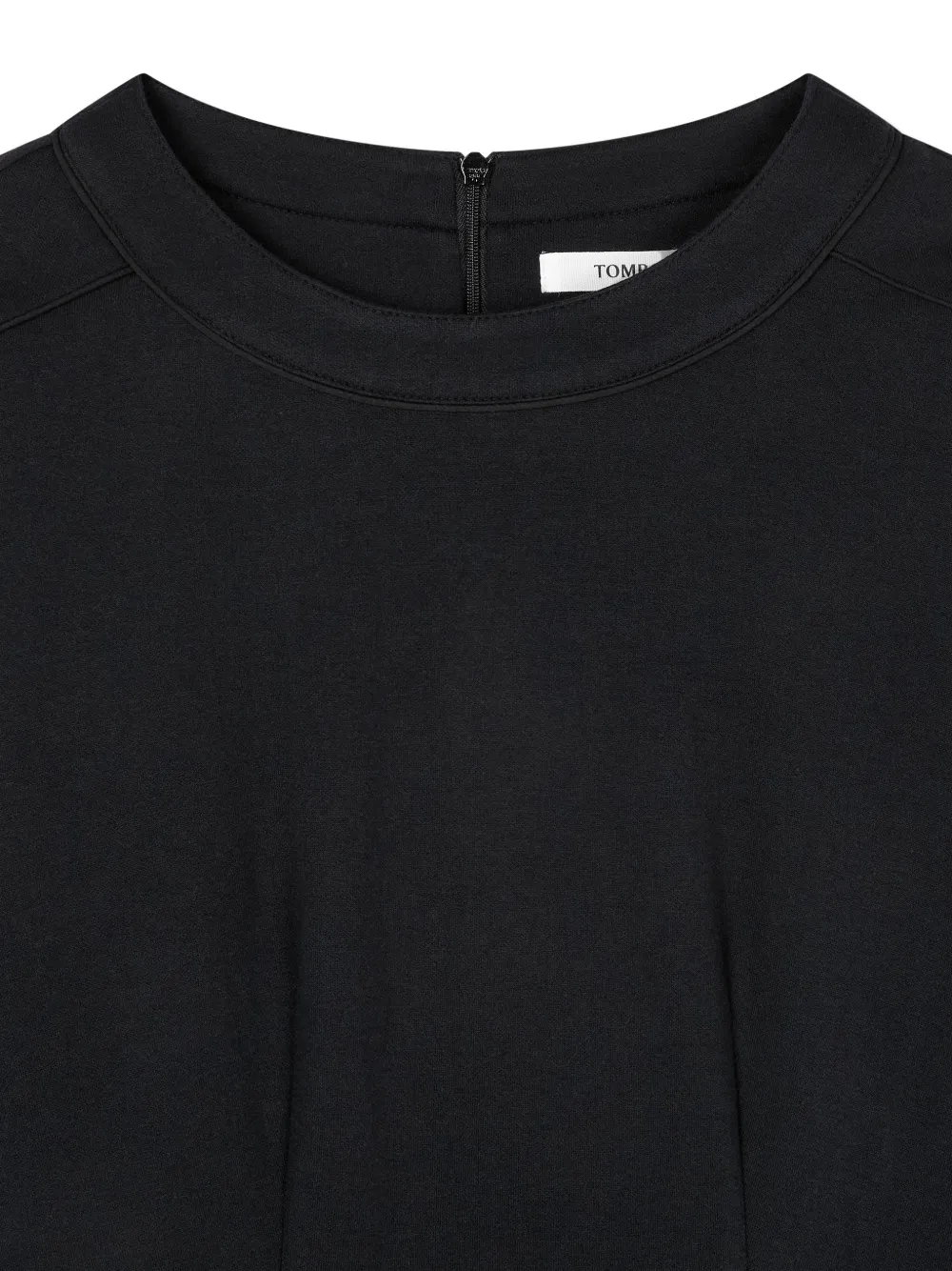 Pleated-Bottom Belt Dress