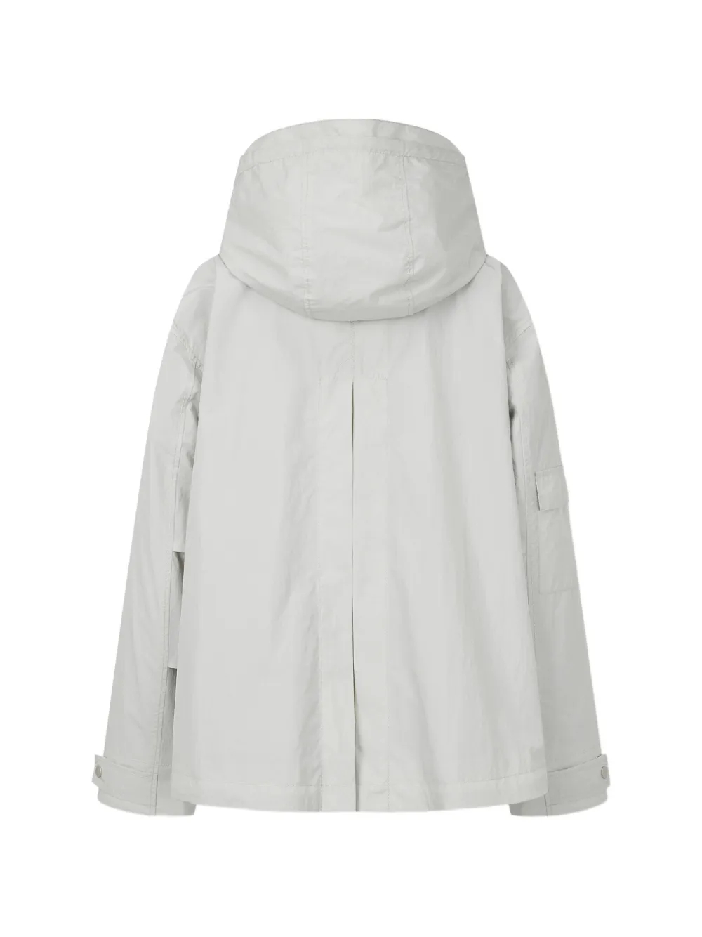  Tomboy Hooded Utility-design Jacket - Grey 