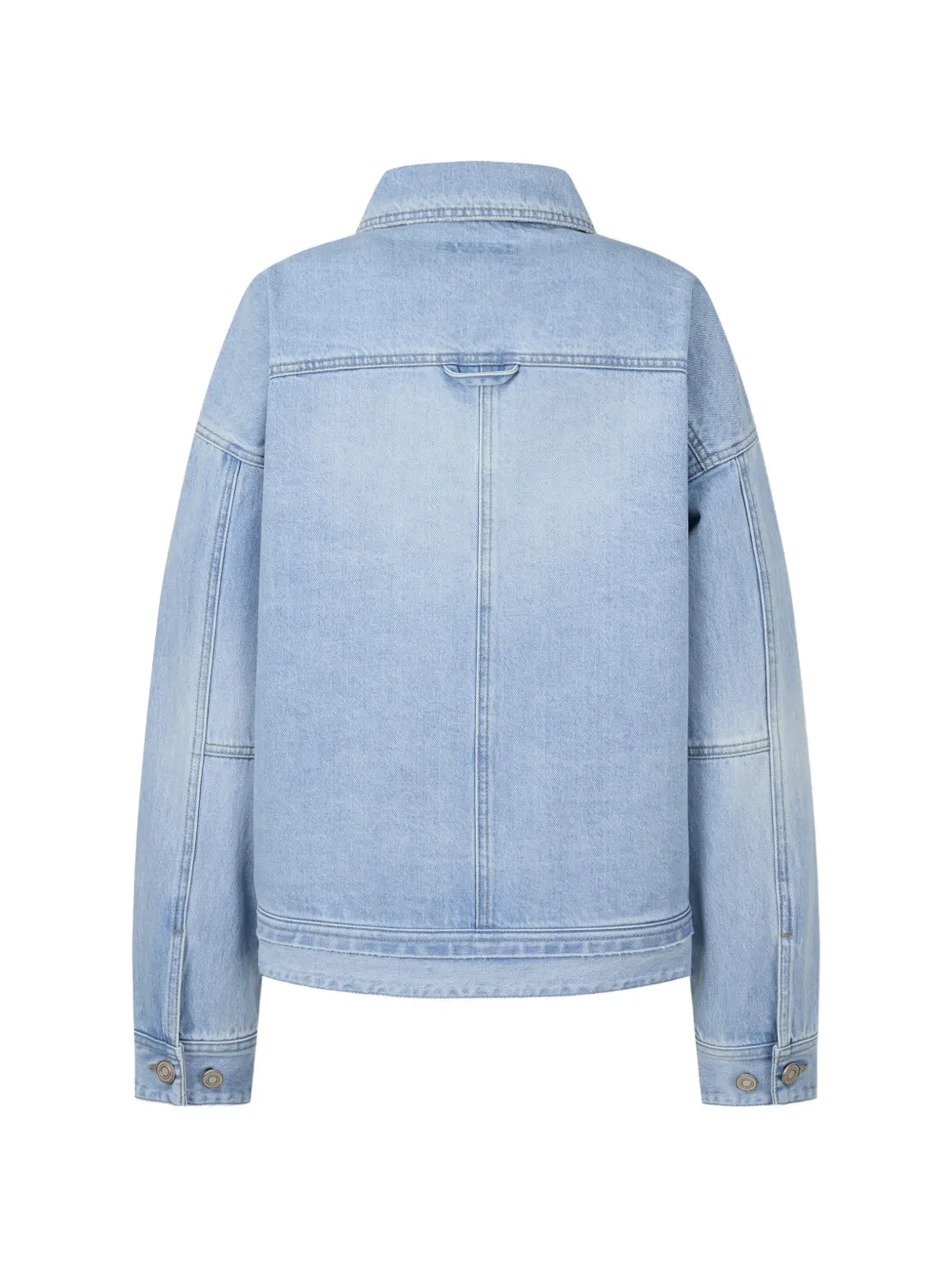  Tomboy Buttoned Denim Jacket - Blue 