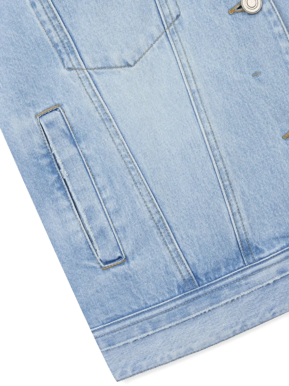 TOMBOY Denim jack met knopen Blauw