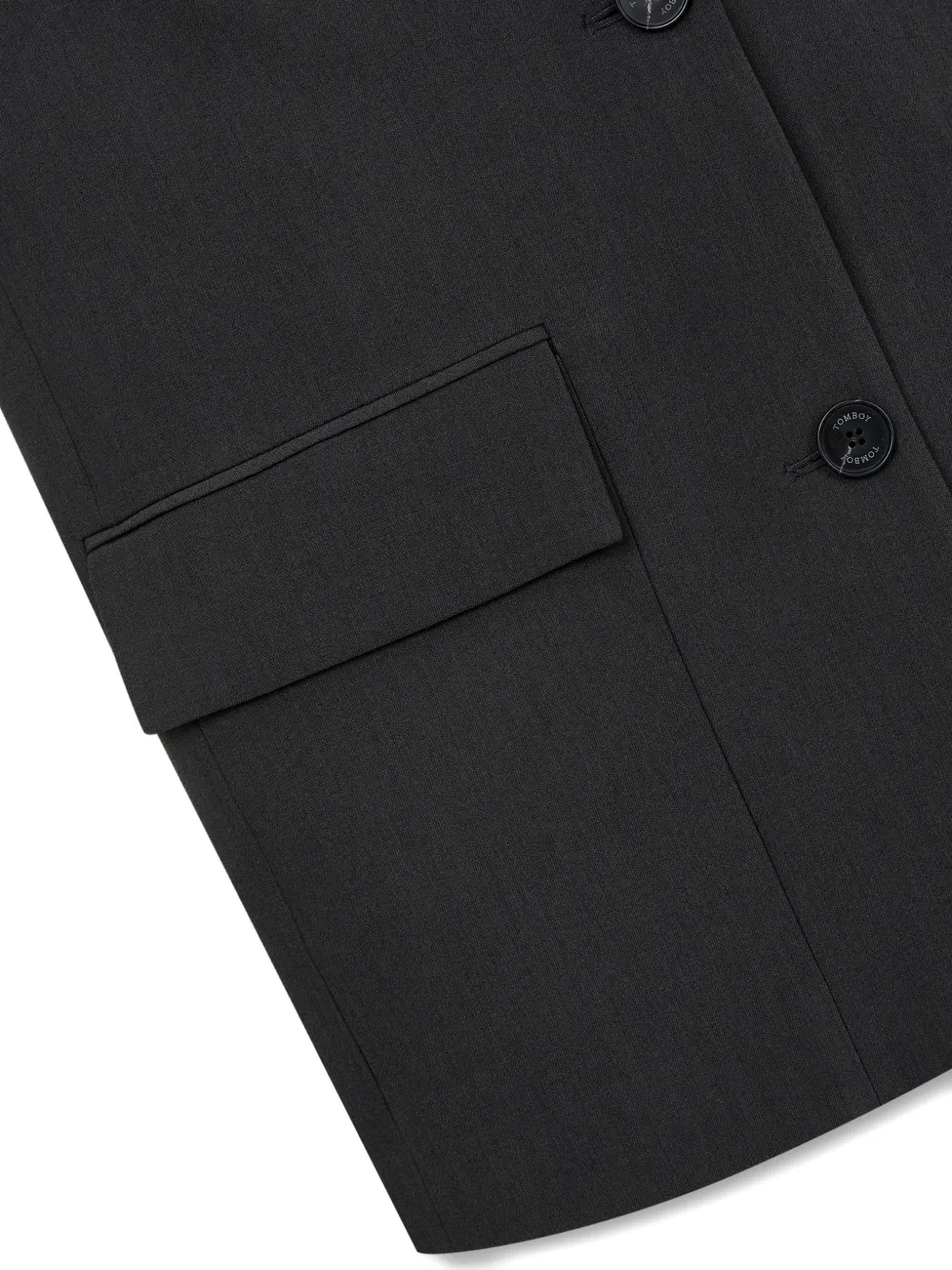 TOMBOY Blazer met enkele rij knopen Grijs