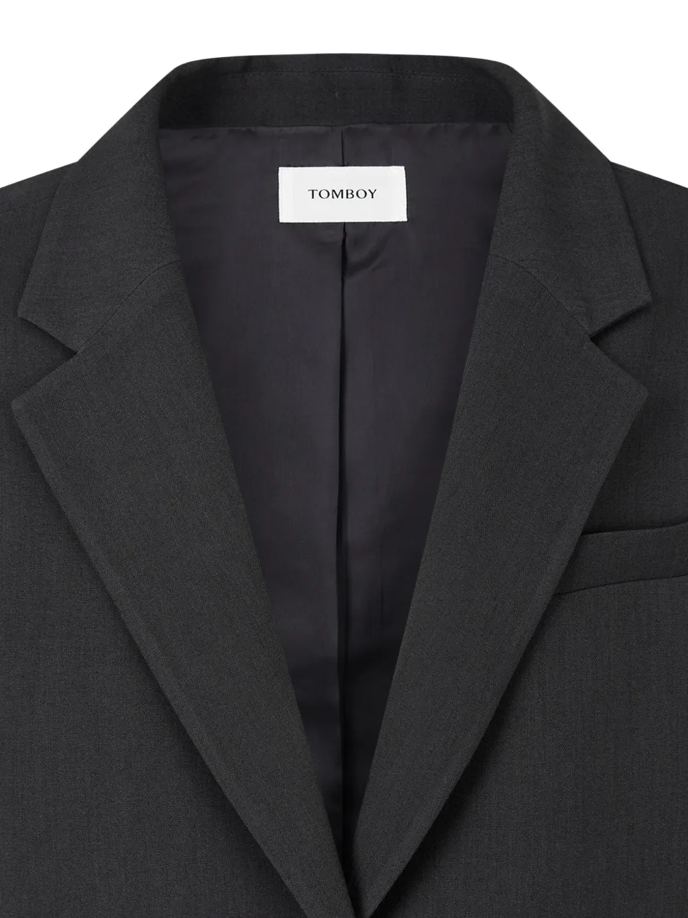  Tomboy Single-breasted Blazer - Grey 