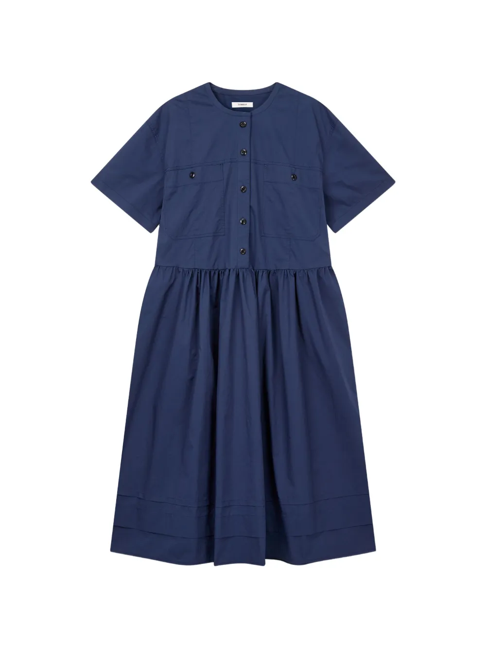 TOMBOY Abito midi con tasche - Blu
