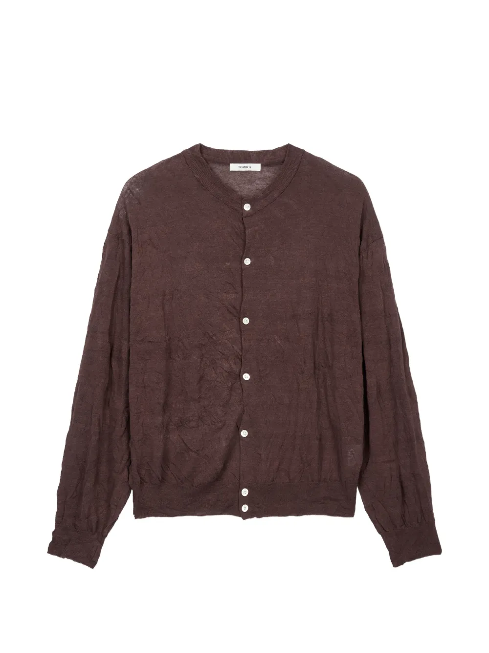TOMBOY round-neck cardigan - Braun