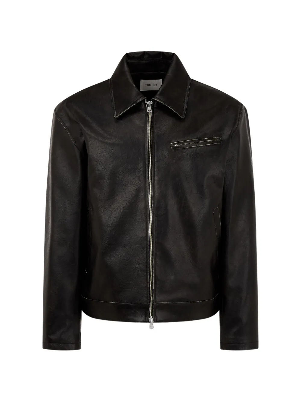 TOMBOY point-collar jacket - Braun