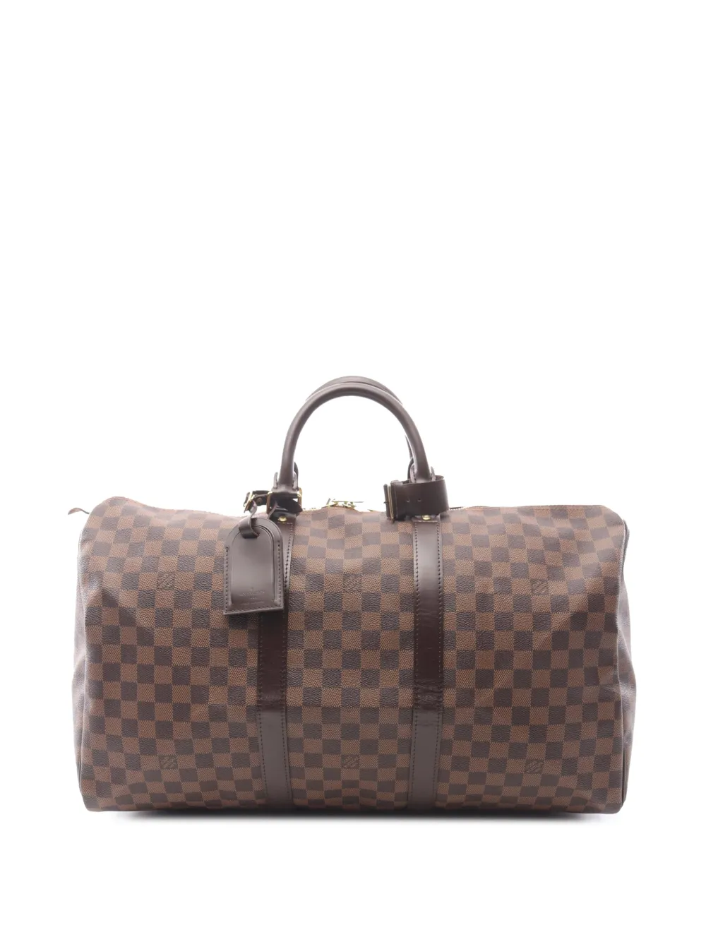 Louis Vuitton Pre-Owned 2009 Damier Ebene Keepall 50 travel bag - Marrone