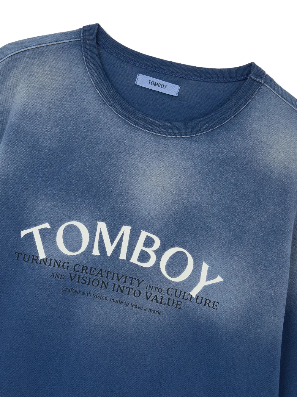 Tomboy Washed T-shirt - Blue 