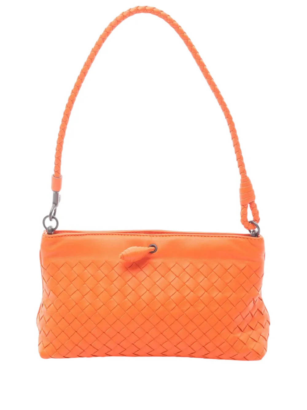 Bottega Veneta Pre-Owned 2012-2026 Leather Intrecciato shoulder bag - Arancione