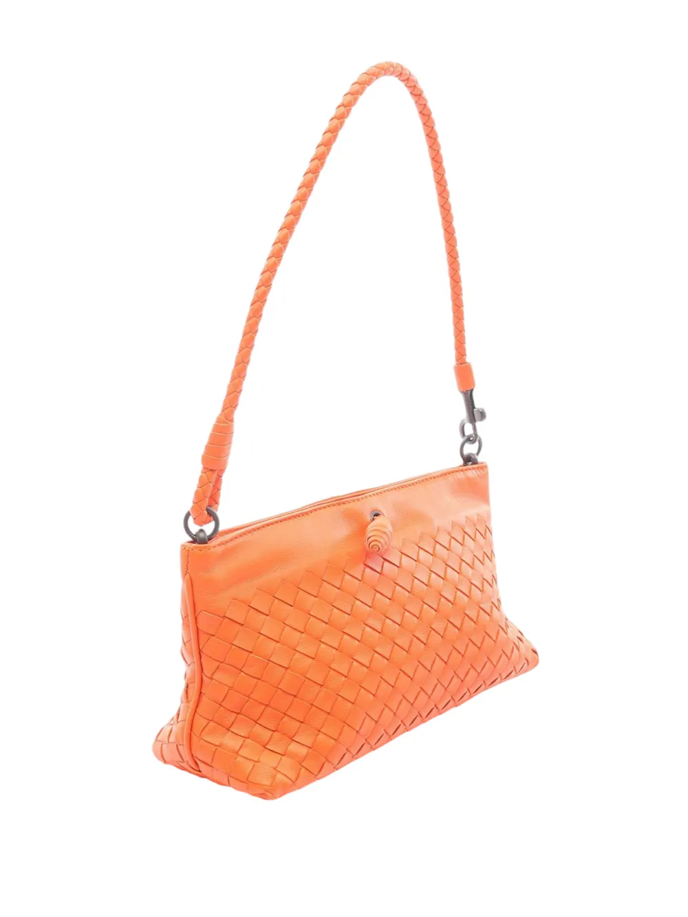 2012-2026 Leather Intrecciato Shoulder Bag