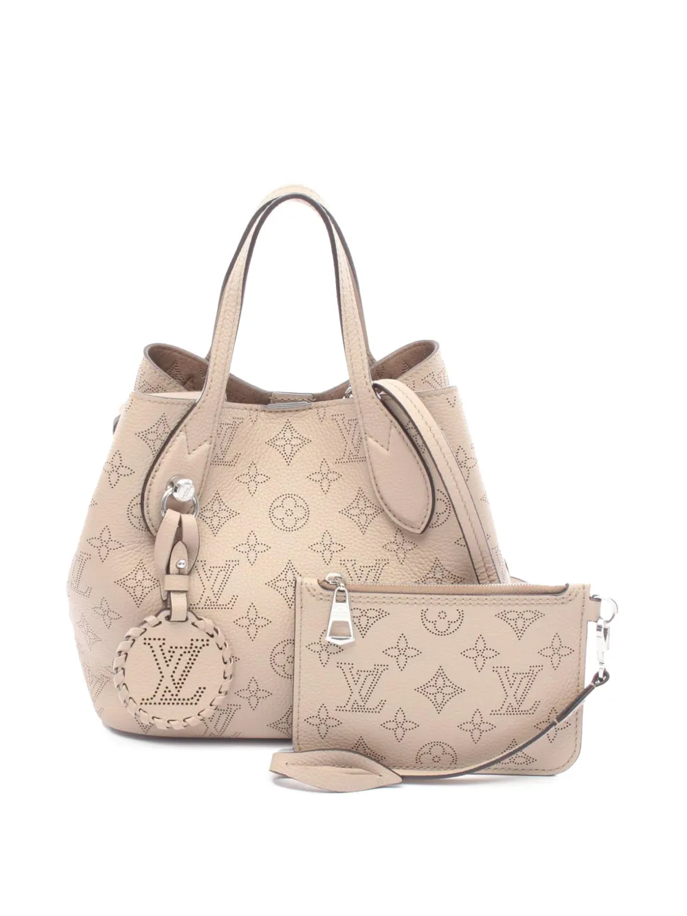 Louis Vuitton Pre-Owned 2021-2026 Monogram Mahina Blossom PM satchel - Marrone