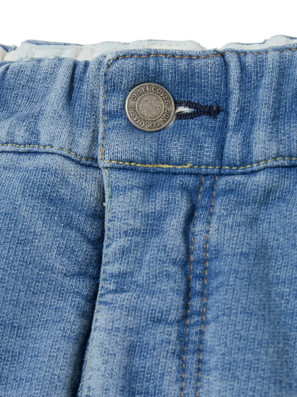Undercover Jeans met trekkoord en franje Blauw