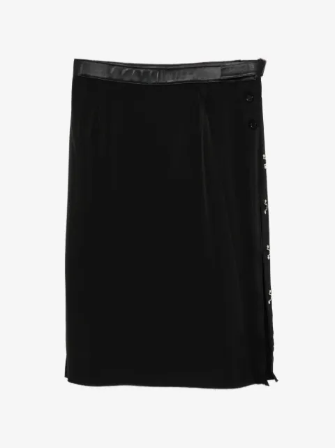 Undercover buckle zip skirt