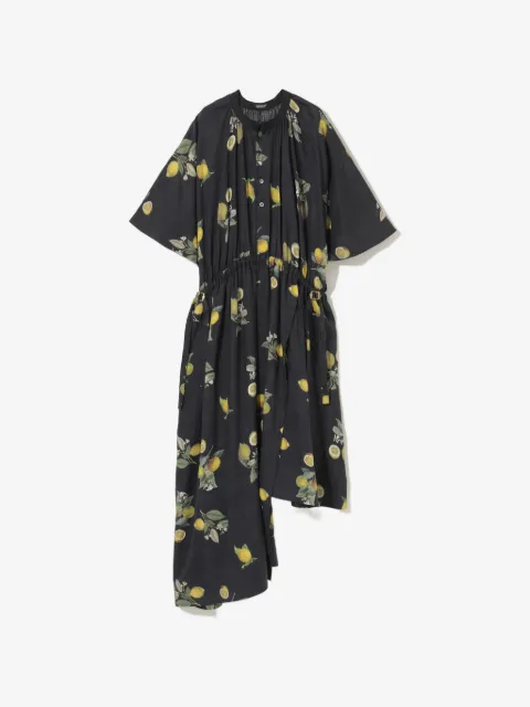 Undercover buckle citrus-print dress